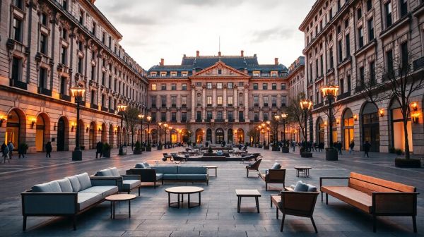 Top 5 styles de mobilier collectivité pour vos espaces publics